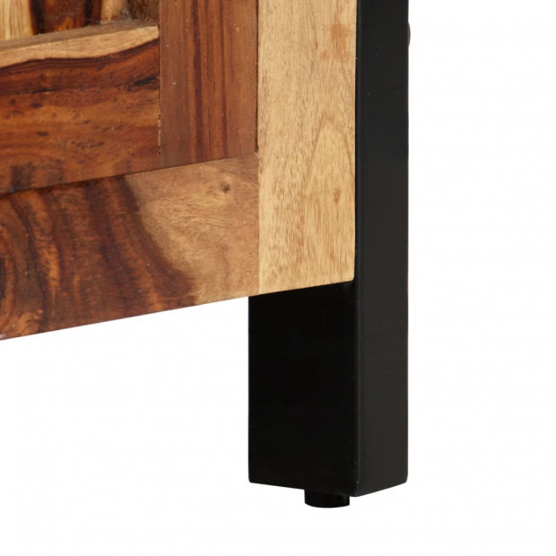 Sideboard 110x35x75 Cm Solid Sheesham Wood Image 10