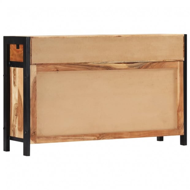 Sideboard 120x35x75 Cm Solid Acacia Wood Image 7