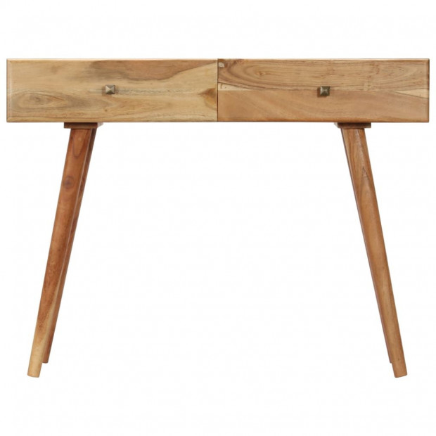 Desk 100x51x76 Cm Solid Acacia Wood Image 2