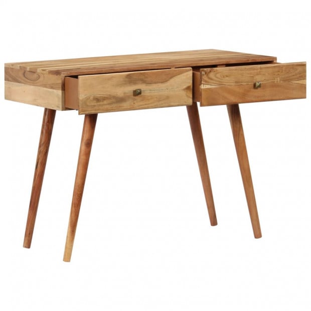 Desk 100x51x76 Cm Solid Acacia Wood Image 4