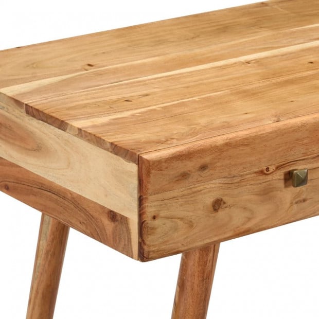 Desk 100x51x76 Cm Solid Acacia Wood Image 5