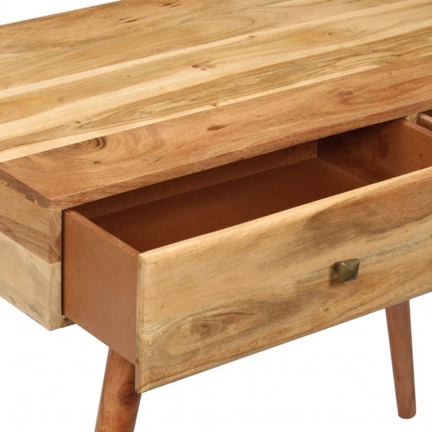 Desk 100x51x76 Cm Solid Acacia Wood Image 6
