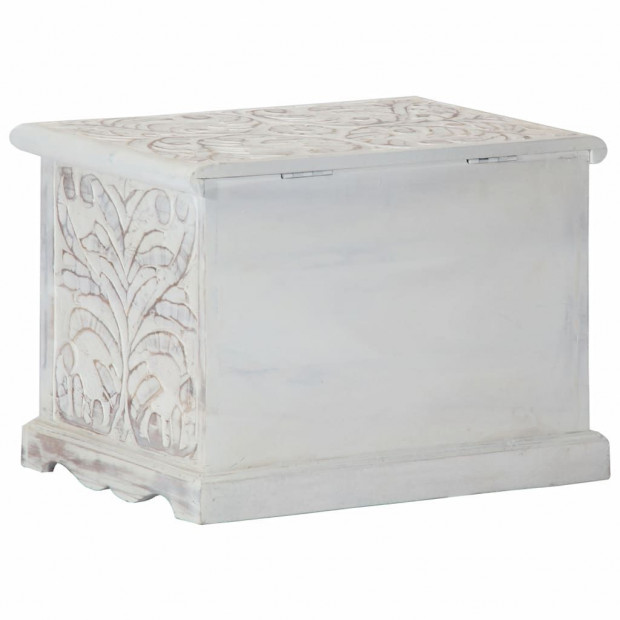 Storage Box 58x40x40 Cm Solid Acacia Wood Image 3
