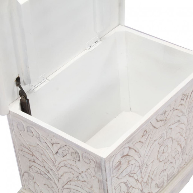 Storage Box 58x40x40 Cm Solid Acacia Wood Image 7