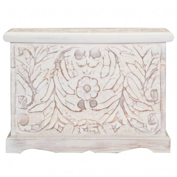 Storage Box 58x40x40 Cm Solid Acacia Wood Image 8