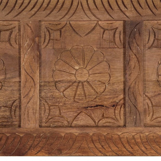 Storage Box 120x30x40 Cm Solid Mango Wood Image 3
