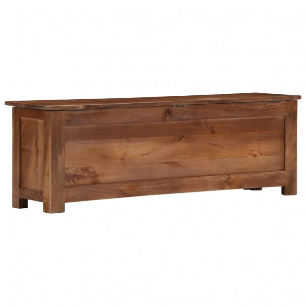 Storage Box 120x30x40 Cm Solid Mango Wood Image 5