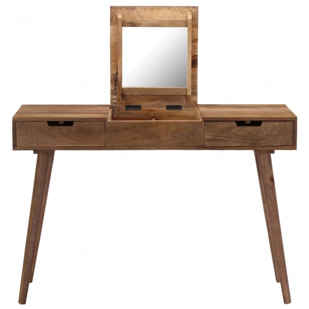 Dressing Table 112x45x76 Cm Solid Mango Wood Image 4