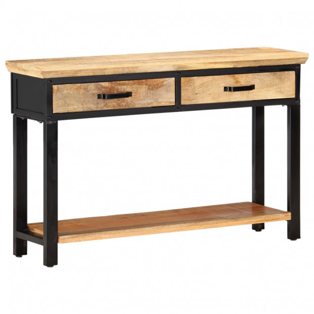 Console Table 120x30x76 Cm Solid Mango Wood Image 11