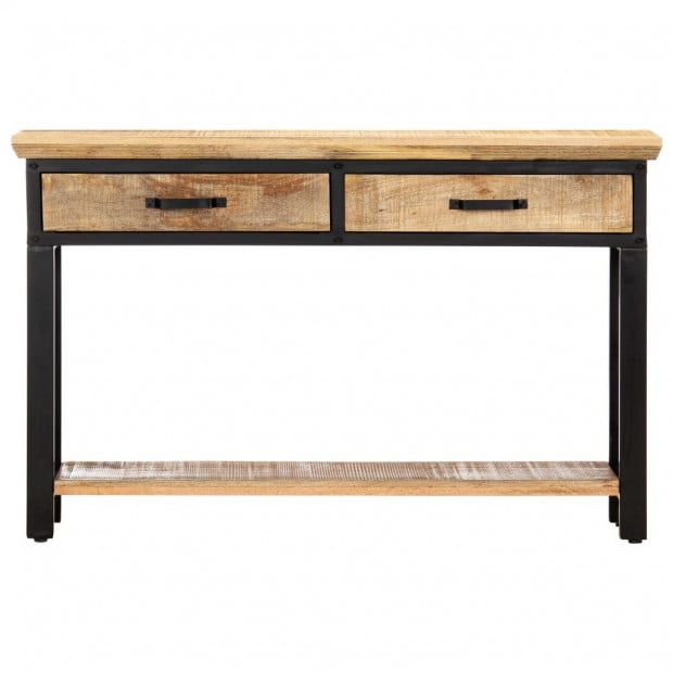 Console Table 120x30x76 Cm Solid Mango Wood Image 3