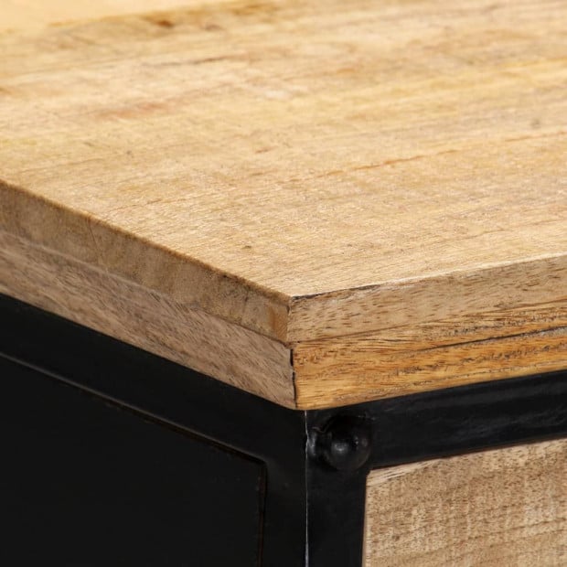 Writing Table 110x50x76 Cm Solid Mango Wood Image 2