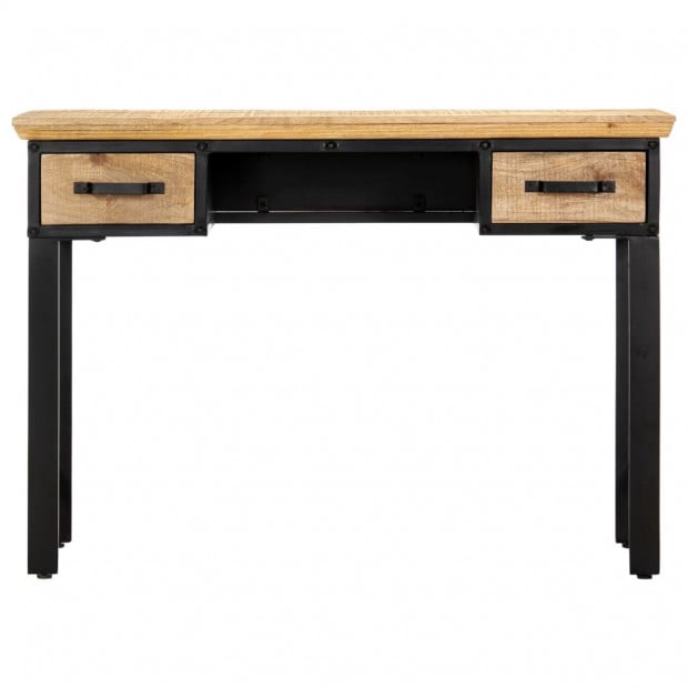 Writing Table 110x50x76 Cm Solid Mango Wood Image 3