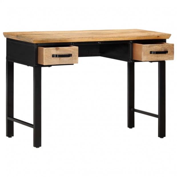 Writing Table 110x50x76 Cm Solid Mango Wood Image 5
