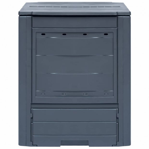 Garden Composter Grey 60x60x73 Cm 260 L Image 3