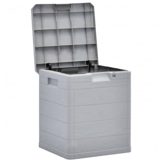 Garden Storage Box 90 L Light Grey Image 3