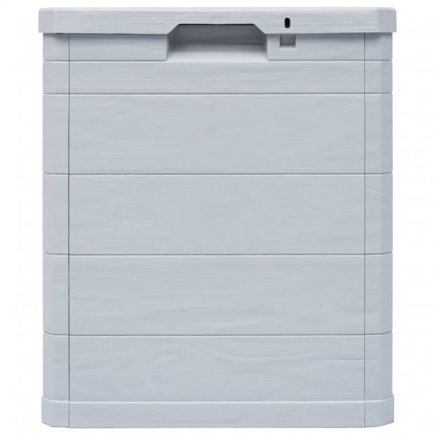 Garden Storage Box 90 L Light Grey Image 4
