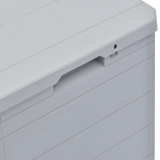 Garden Storage Box 90 L Light Grey Image 6