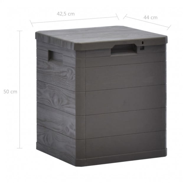 Garden Storage Box 90 L Brown Image 7