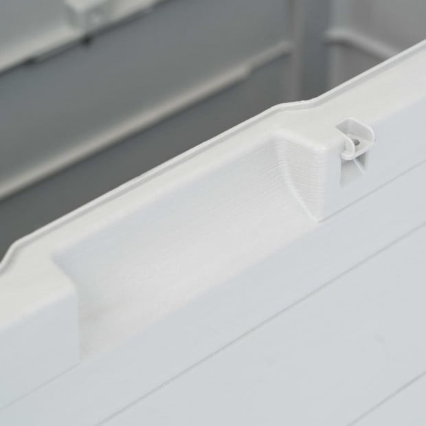 Garden Storage Box 280 L Light Grey Image 3