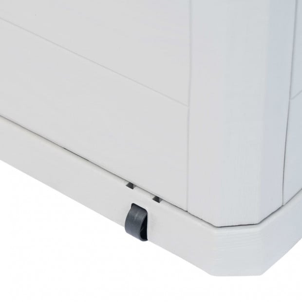 Garden Storage Box 280 L Light Grey Image 9