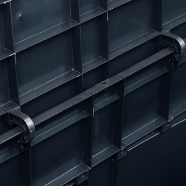 Garden Storage Box 320 L Black Image 2