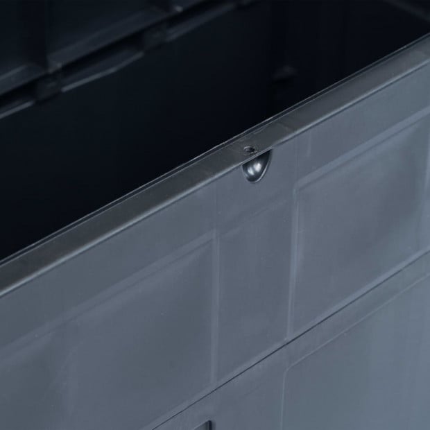 Garden Storage Box 320 L Black Image 4