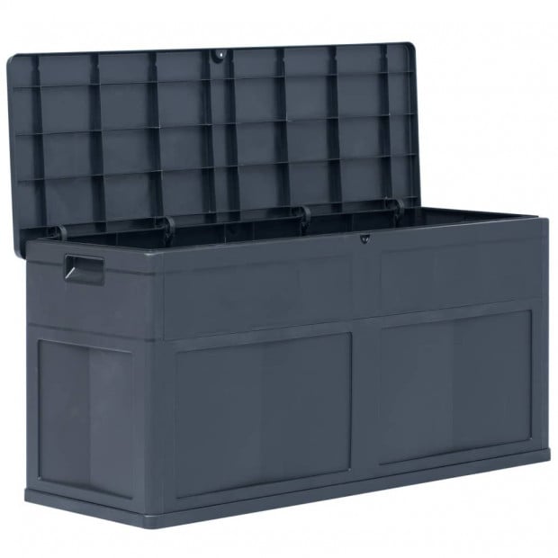 Garden Storage Box 320 L Black Image 6
