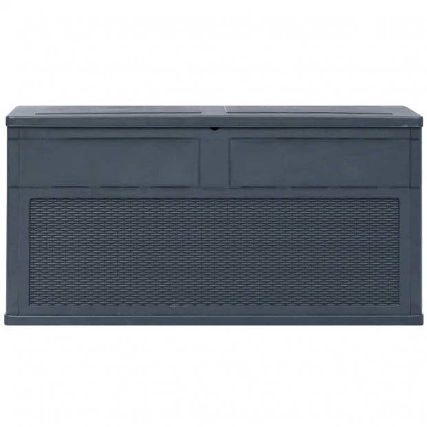 Garden Storage Box 320 L Anthracite Image 8