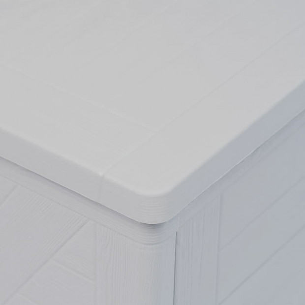 Garden Storage Box 420 L Light Grey Image 3