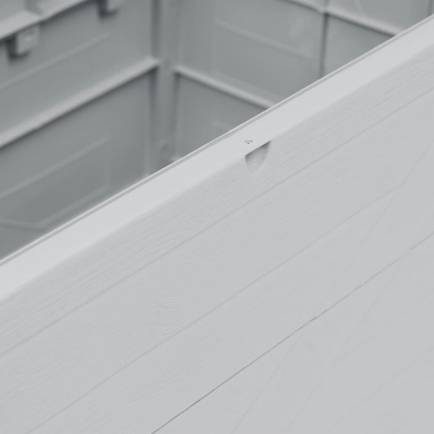 Garden Storage Box 420 L Light Grey Image 4