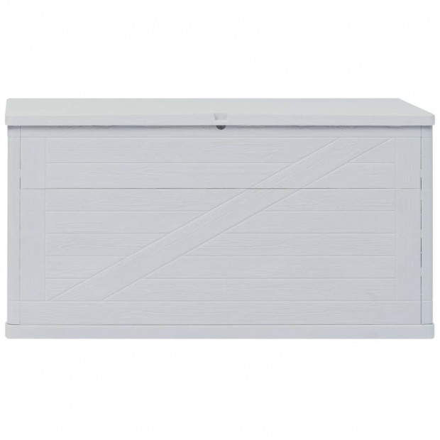 Garden Storage Box 420 L Light Grey Image 7