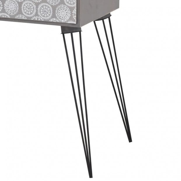 Nightstands With Drawer 2 Pcs Grey Image 6
