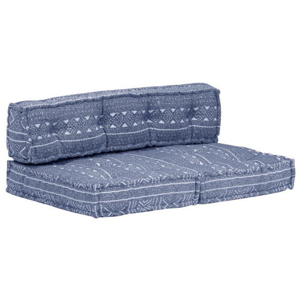 Pouffe Indigo Fabric Image 5
