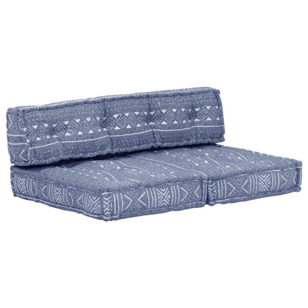 Pouffe Indigo Fabric Image 7
