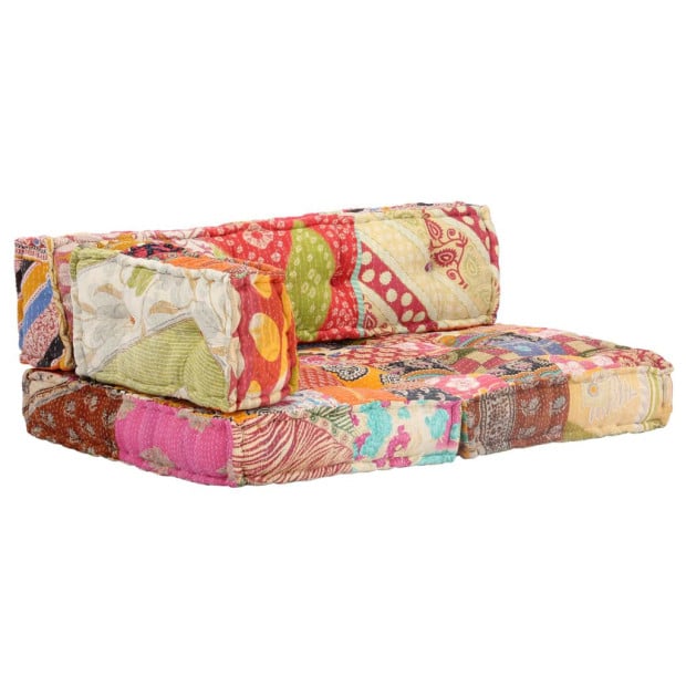 Pouffe Patchwork Fabric Image 10
