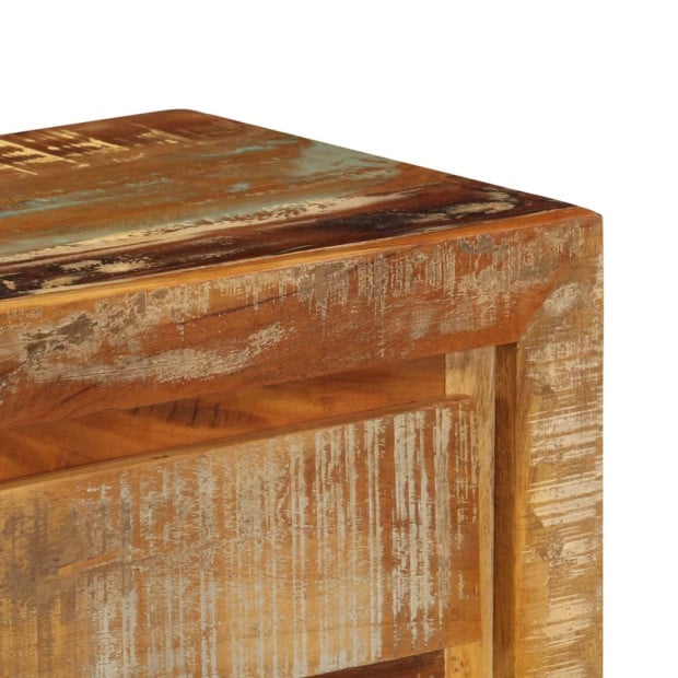 Sideboard 120x30x75 Cm Solid Reclaimed Wood- Natural Image 6