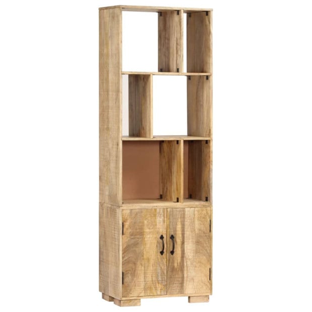 Bookshelf 60x35x180 Cm Solid Mango Wood