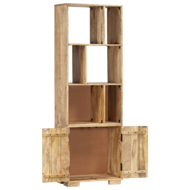 Bookshelf 60x35x180 Cm Solid Mango Wood Image 5