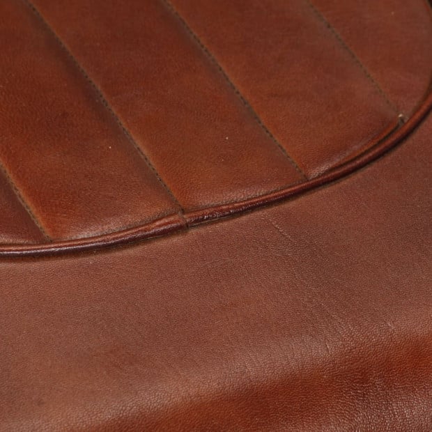Aviator Armchair Brown Real Leather Image 3