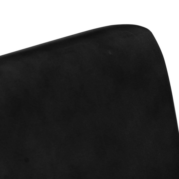 Armchair Black Real Leather Image 3