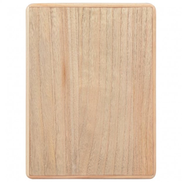 Nightstand Black And Brown 40x30x50 Cm Solid Pine Wood Image 6