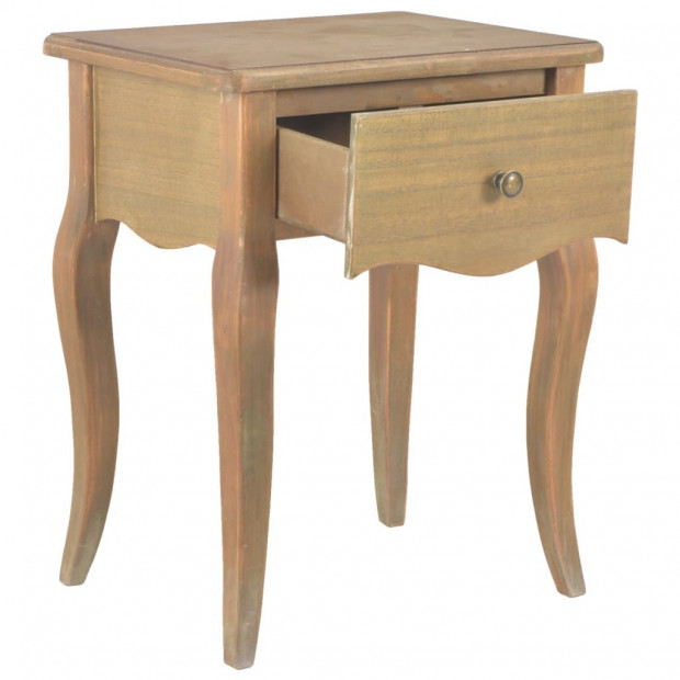 Nightstand 40x30x50 Cm Solid Pine Wood Image 3