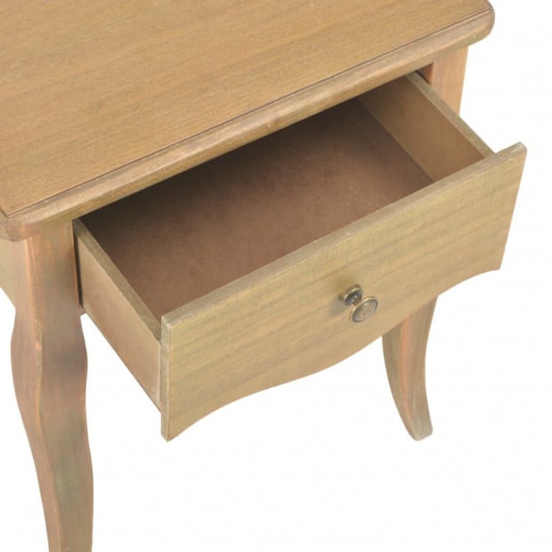 Nightstand 40x30x50 Cm Solid Pine Wood Image 8