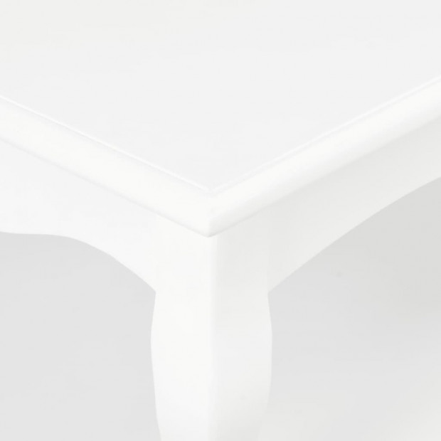 Coffee Table White 110x60x40 Cm Mdf Image 2