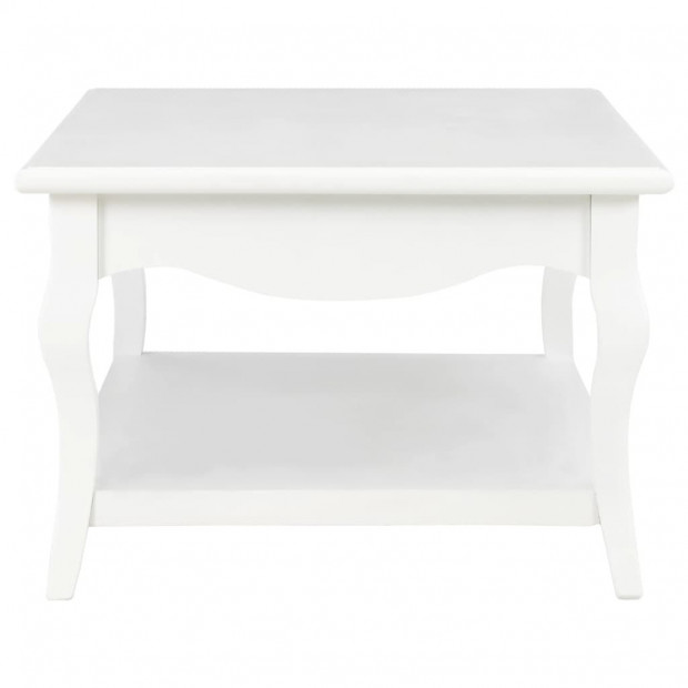 Coffee Table White 110x60x40 Cm Mdf Image 5