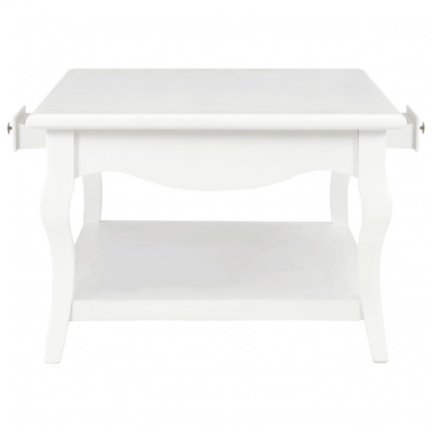 Coffee Table White 110x60x40 Cm Mdf Image 6