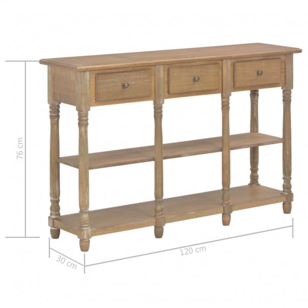 Console Table 120x30x76 Cm Mdf Image 9