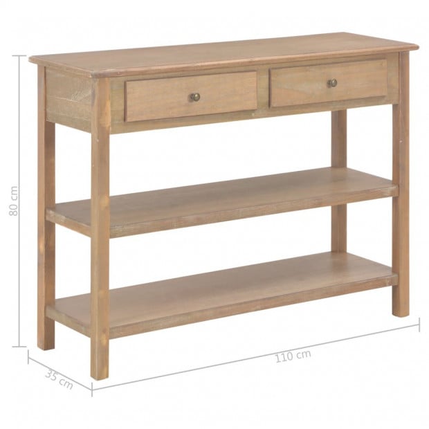 Sideboard 110x35x80 Cm Mdf Image 9