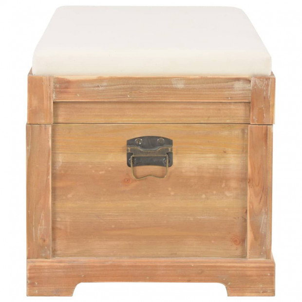 Storage Chest With Cushion 80x40x40 Cm Mdf Image 6