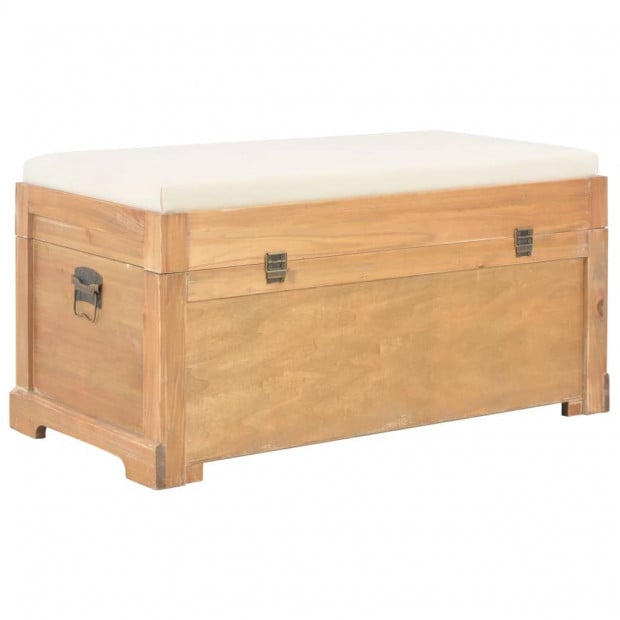 Storage Chest With Cushion 80x40x40 Cm Mdf Image 7